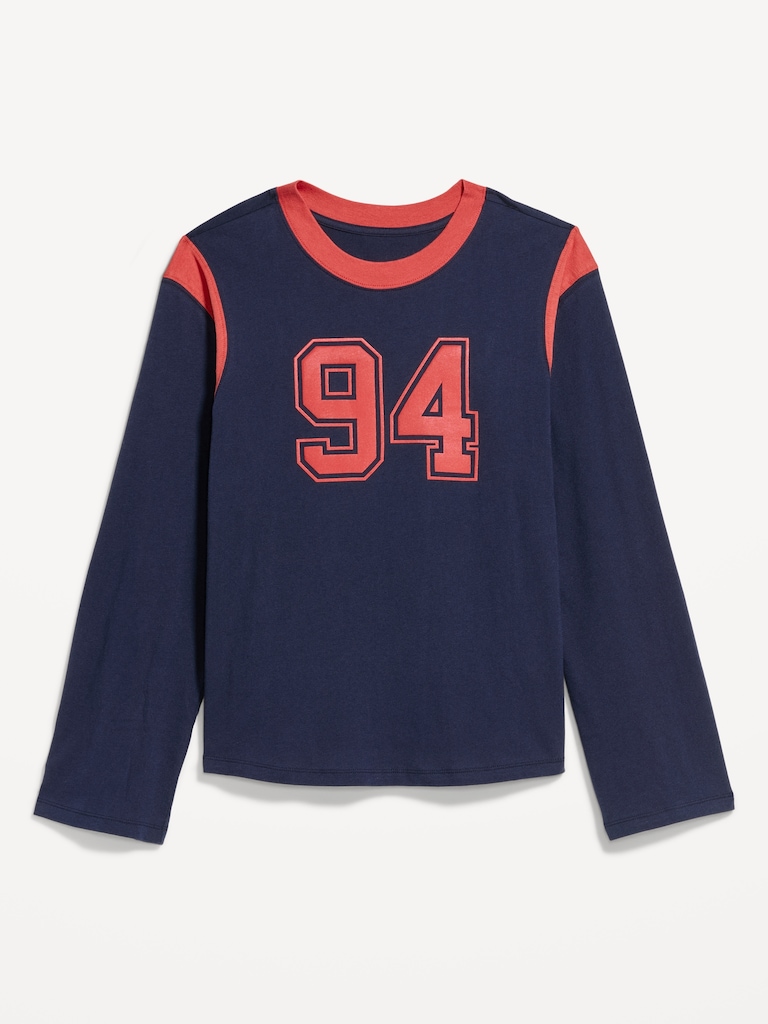 EveryWear Long-Sleeve Graphic T-Shirt