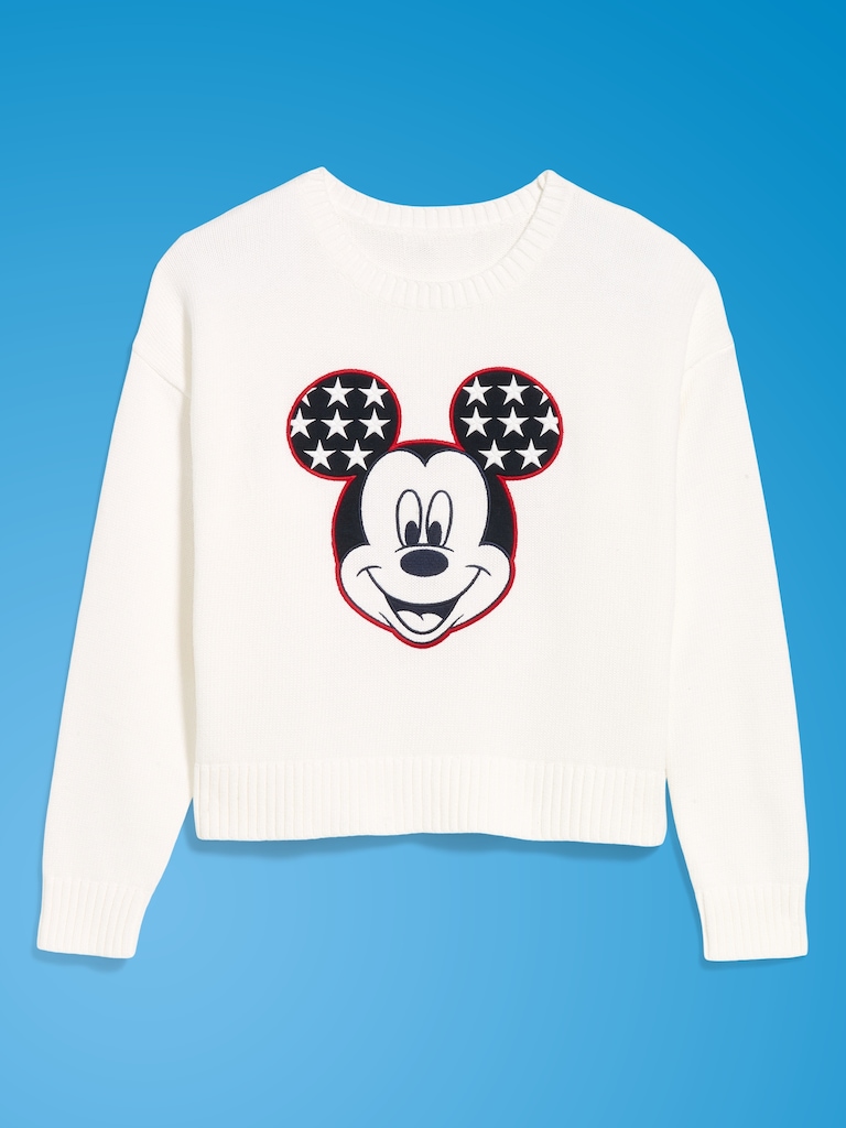 Old Navy x Disney Mickey Mouse Crew-Neck Graphic Sweater for Women