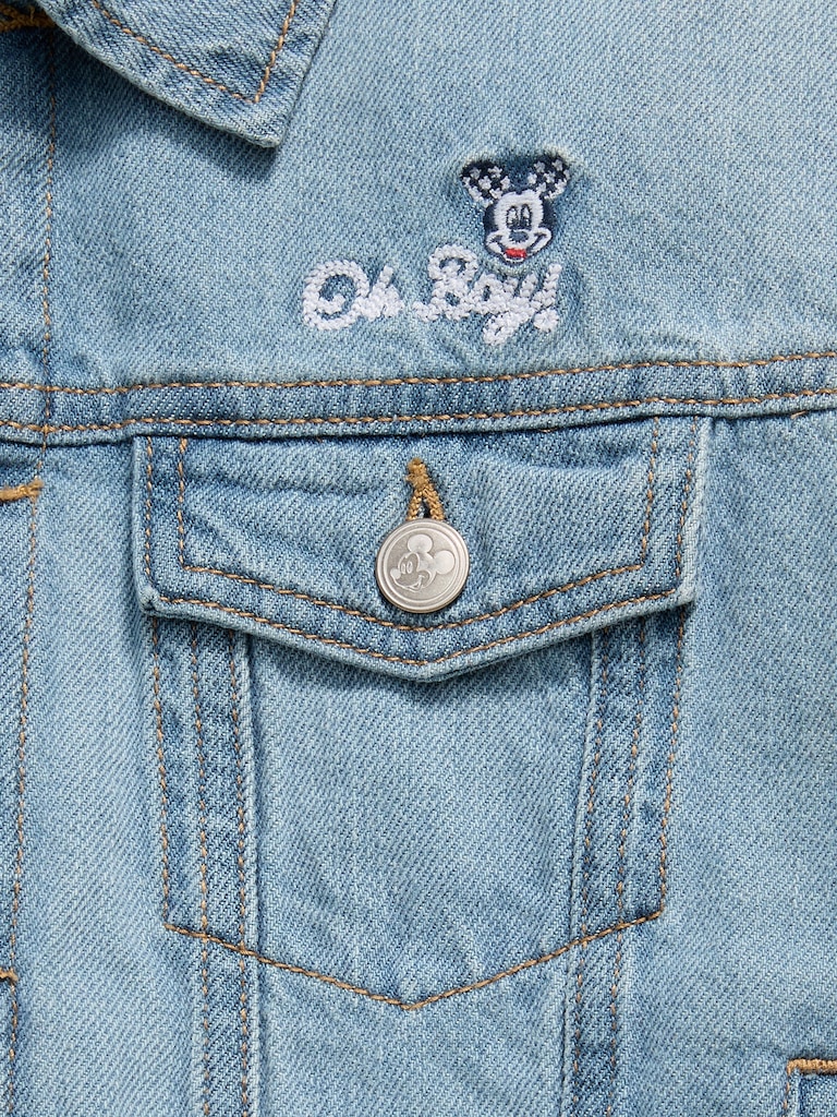 Old Navy x Disney Mickey Mouse Gender-Neutral Denim Trucker Jacket for Kids