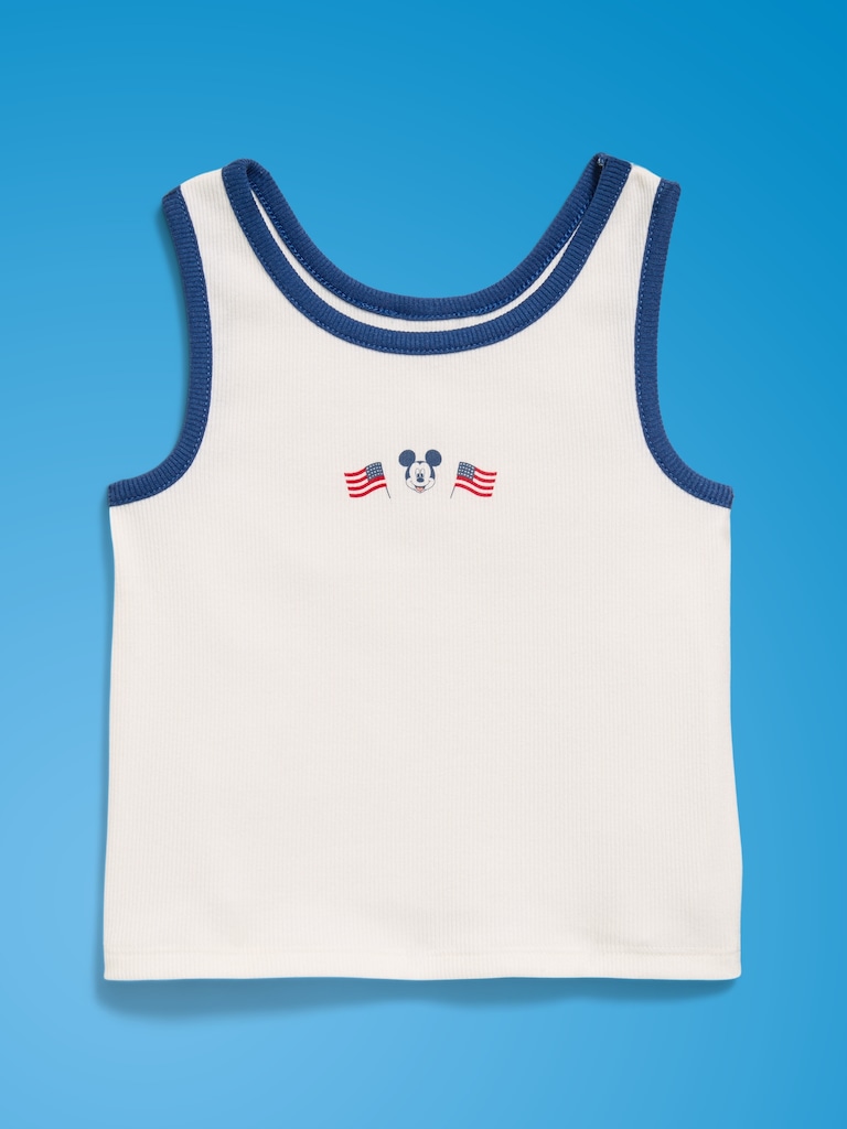 Old Navy x Disney Mickey Mouse Ribbed Tank Top for Toddler Girls