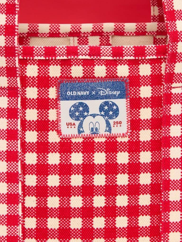 Old Navy x Disney Small Plaid Tote Bag