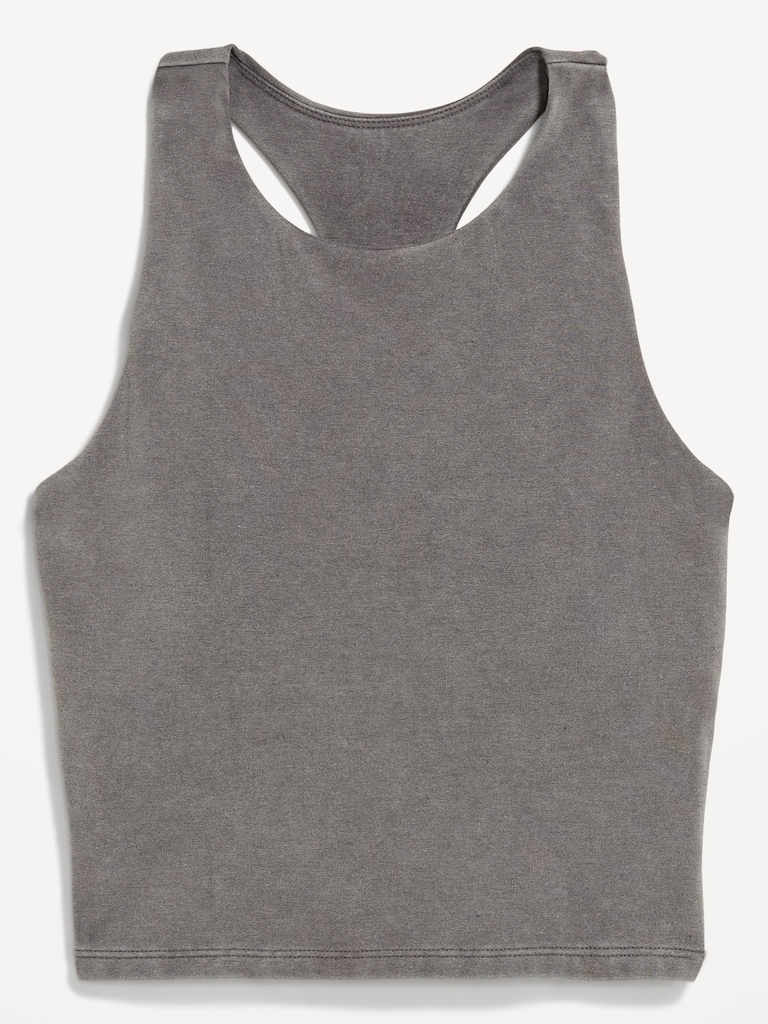 Medium Support PowerSoft High-Neck Racerback Sports Bra