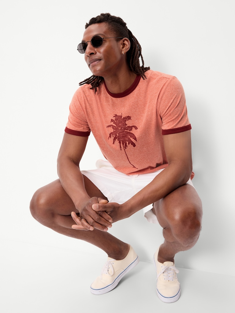 Graphic Ringer T-Shirt
