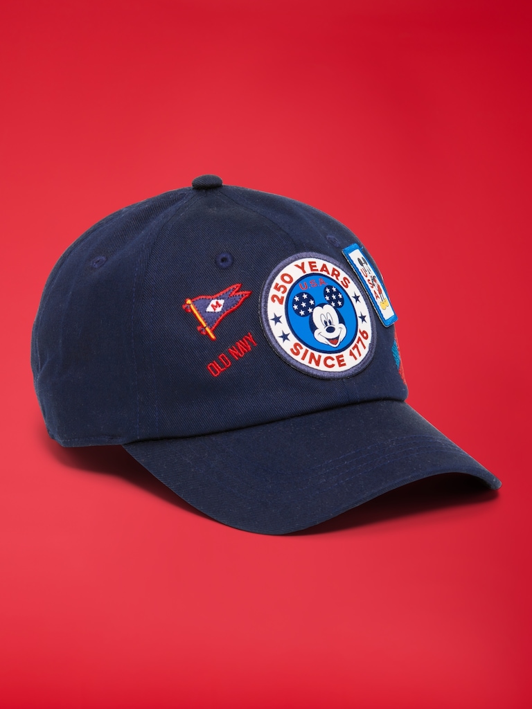 Old Navy x Disney Mickey Mouse Logo-Graphic Baseball Hat for Adults