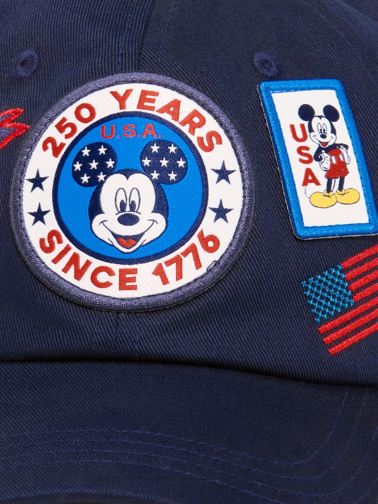 Old Navy x Disney Mickey Mouse Logo-Graphic Baseball Hat for Adults