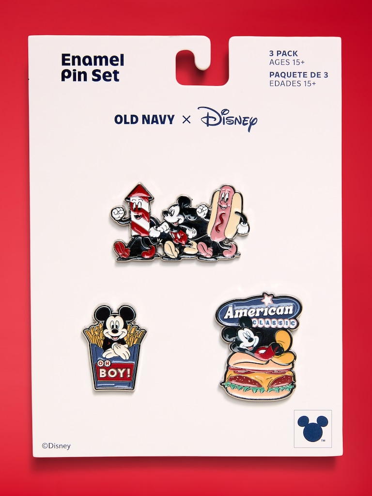 Old Navy x Disney Enamel Pin Set