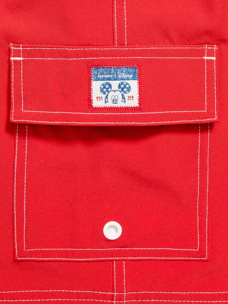 Old Navy x Disney Mickey Mouse Cargo Swim Trunks for Boys