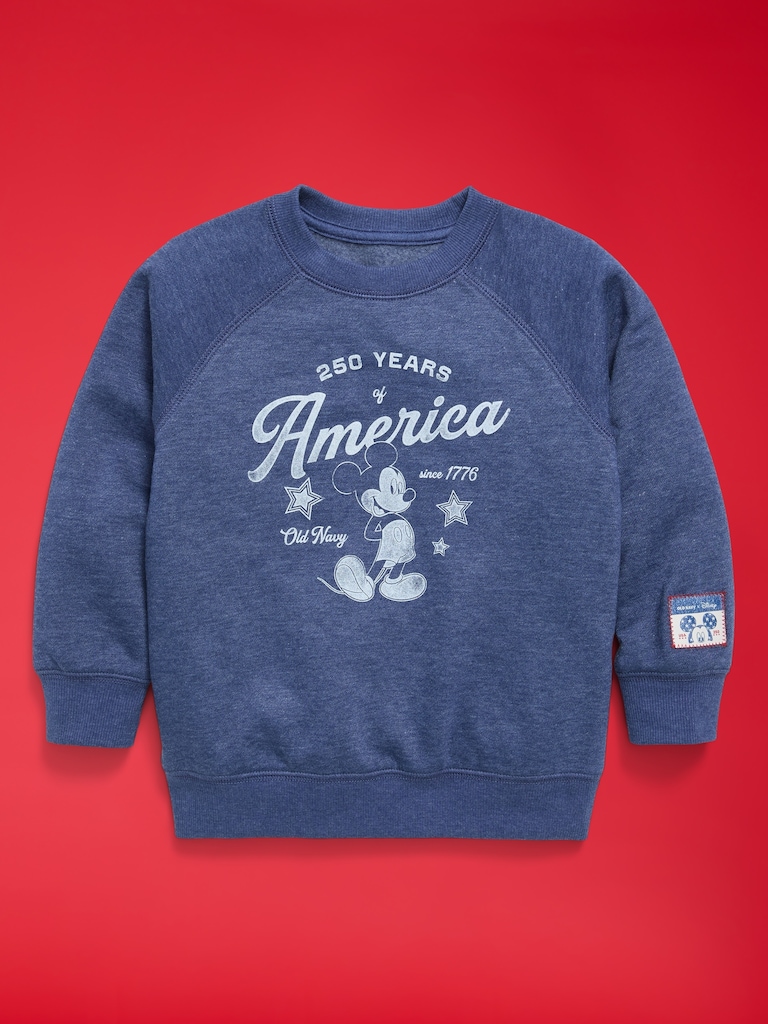 Old Navy x Disney Mickey Mouse Oversized Unisex Crew-Neck Sweatshirt for Toddler