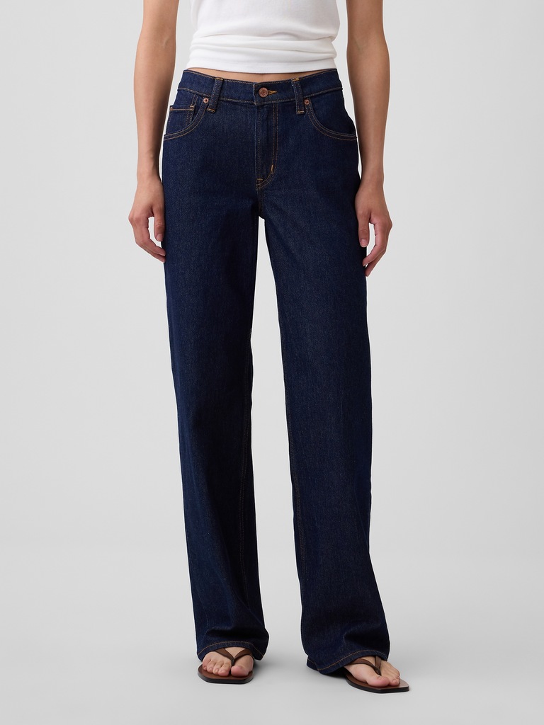 Low Rise '90s Loose Jeans