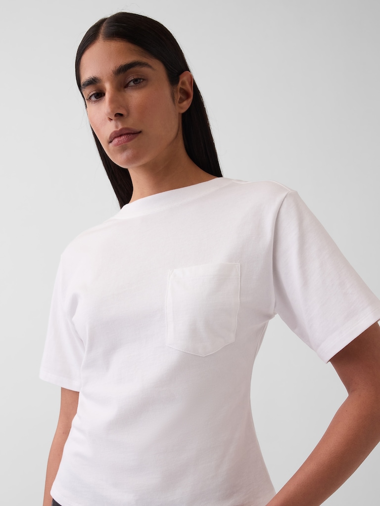 GapStudio Scoop-Back Pocket T-Shirt
