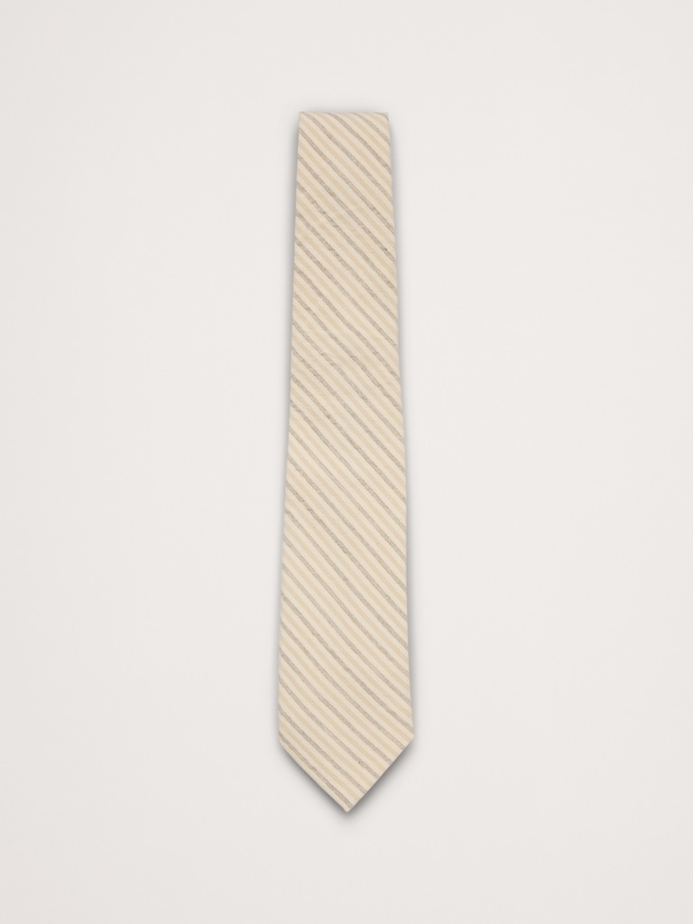 Cotton-Linen Slub Tie