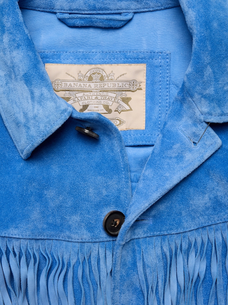 Suede Fringe Jacket
