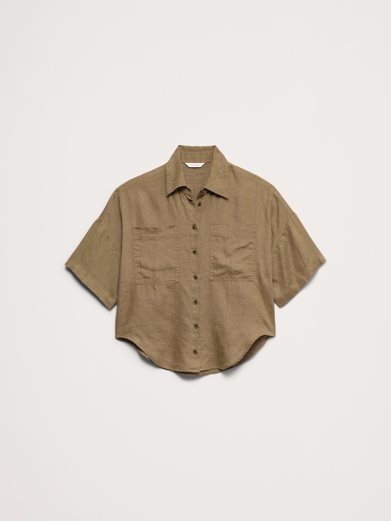 Linen Short-Sleeve Shirt