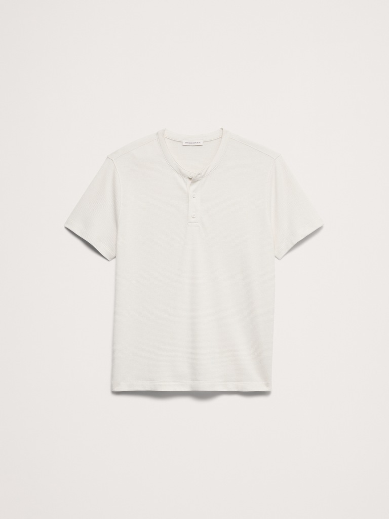 Mesh Henley T-Shirt