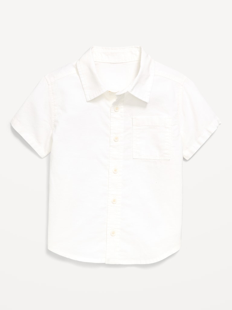 Short-Sleeve Oxford Shirt for Toddler Boys