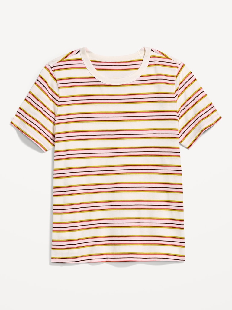 EveryWear Crew-Neck Striped T-Shirt