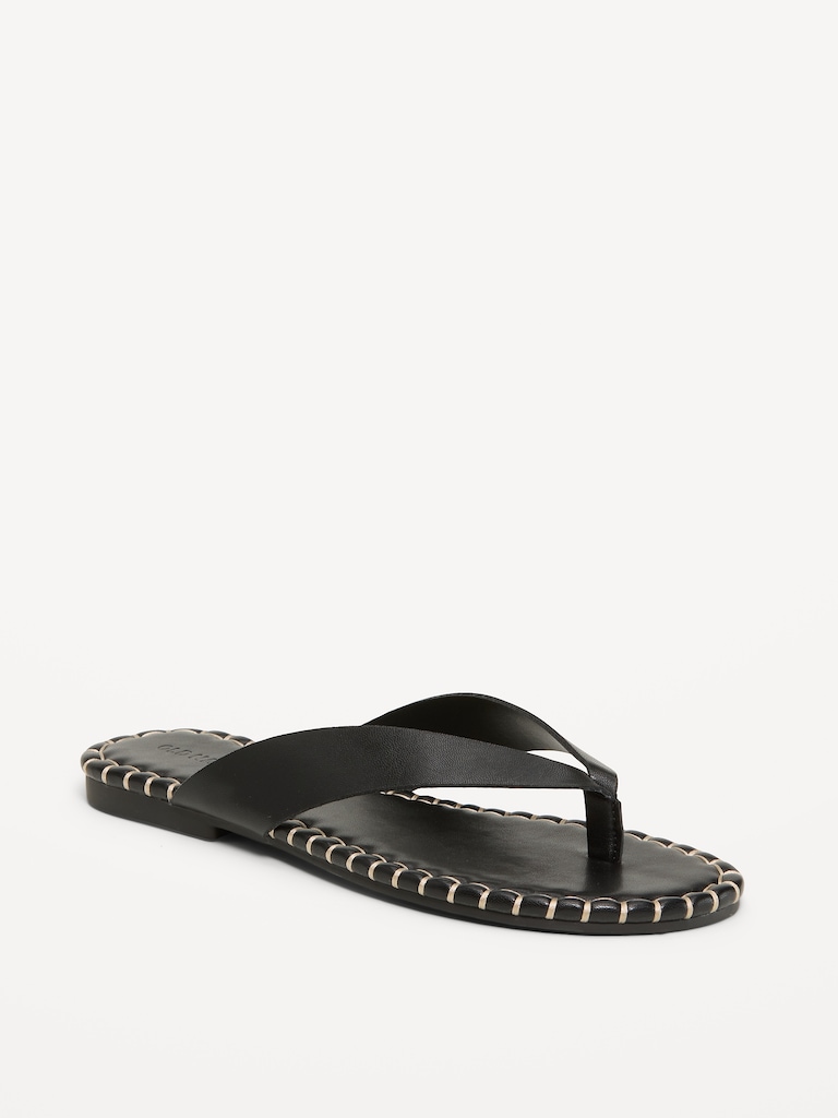 Whipstich Flip-Flops for Women