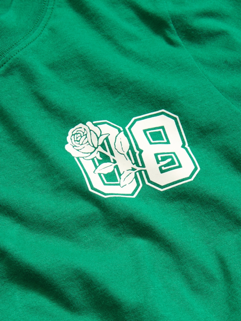 T-shirt passe-partout à imprimé à manches longues