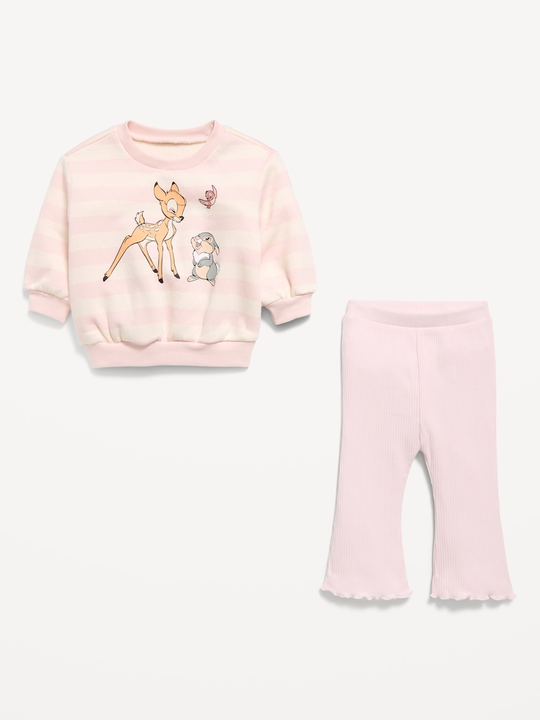 Disney© Bambi Graphic Sweatshirt and Legging Set for Baby
