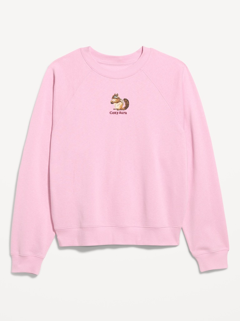 Oversized Raglan Sweatshirt