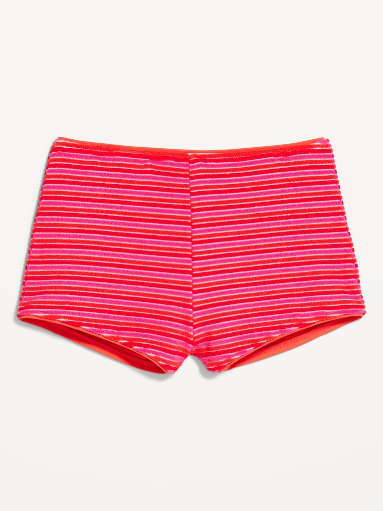 High-Waisted Shortie Swim Bottoms