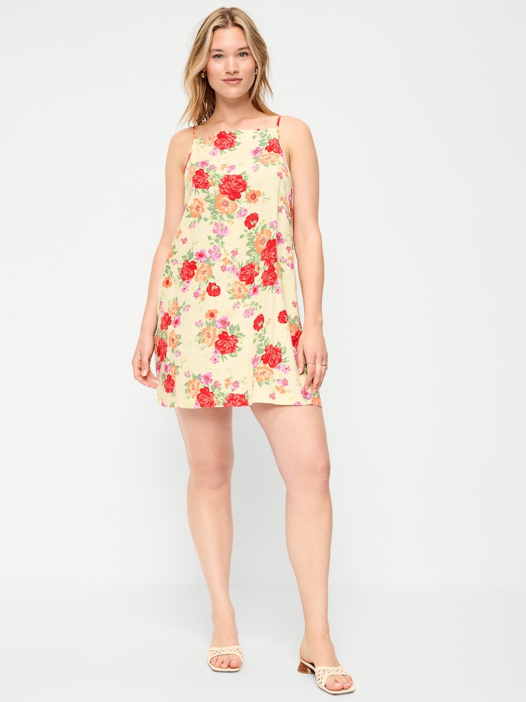 Sleeveless Mini Shift Dress