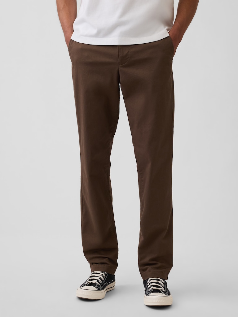 Modern Straight Khakis