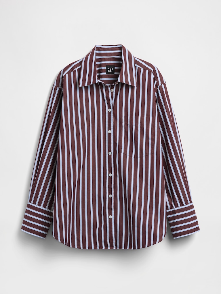 Organic Cotton Poplin Big Shirt