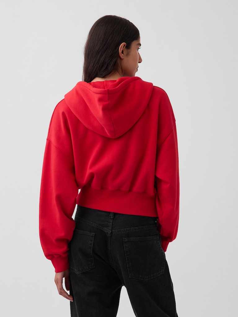 VintageSoft Wedge Zip Hoodie