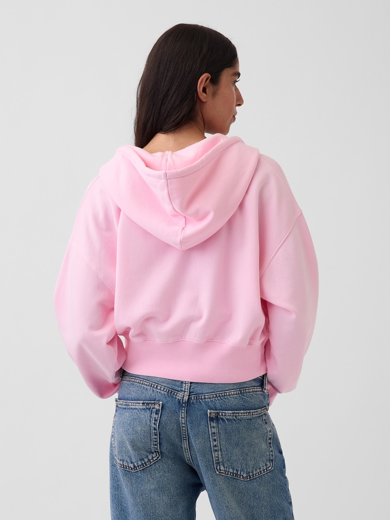 VintageSoft Wedge Zip Hoodie