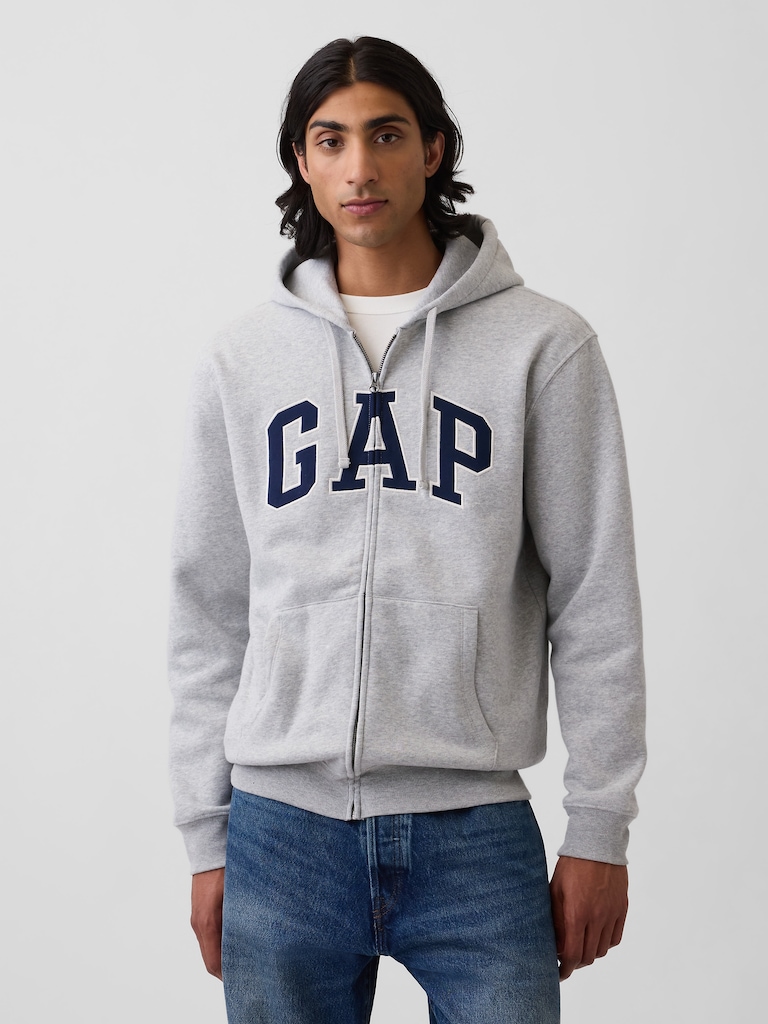Adult VintageSoft Arch Logo Zip Hoodie