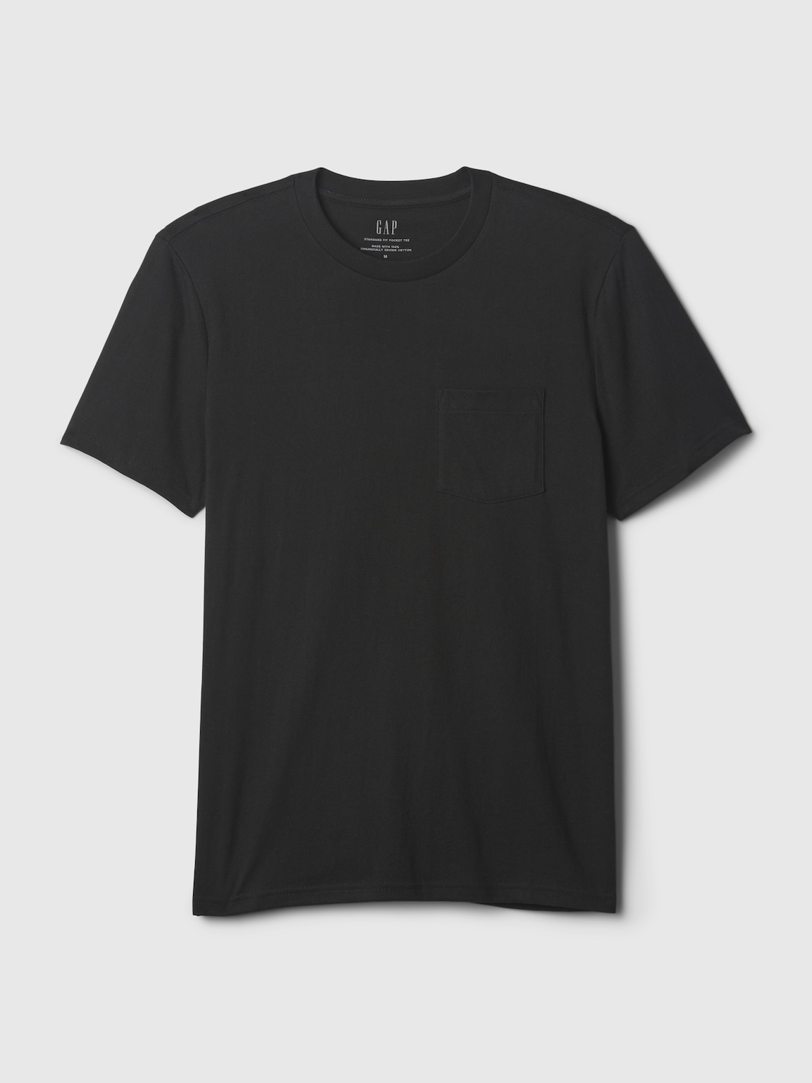Adult Organic Cotton Pocket T-Shirt