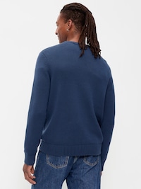 Crew-Neck Flag Sweater