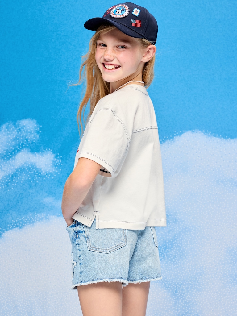 Old Navy x Disney Mickey Mouse Football-Style T-Shirt for Girls