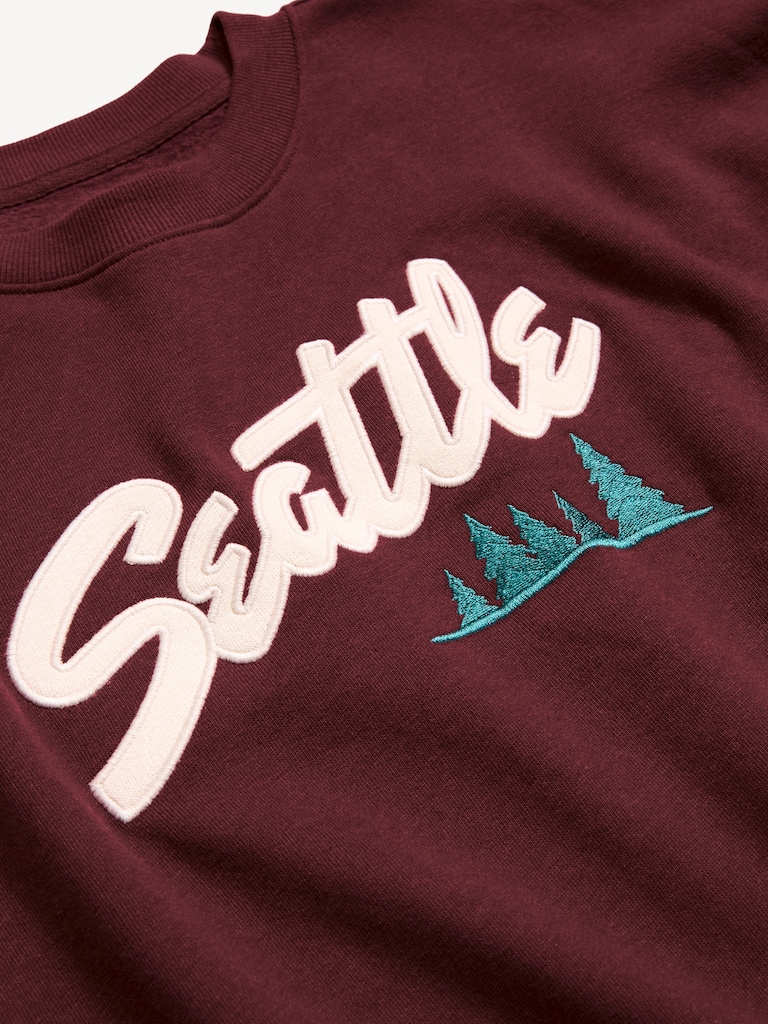 SoComfy Oversized Crew-Neck Sweatshirt