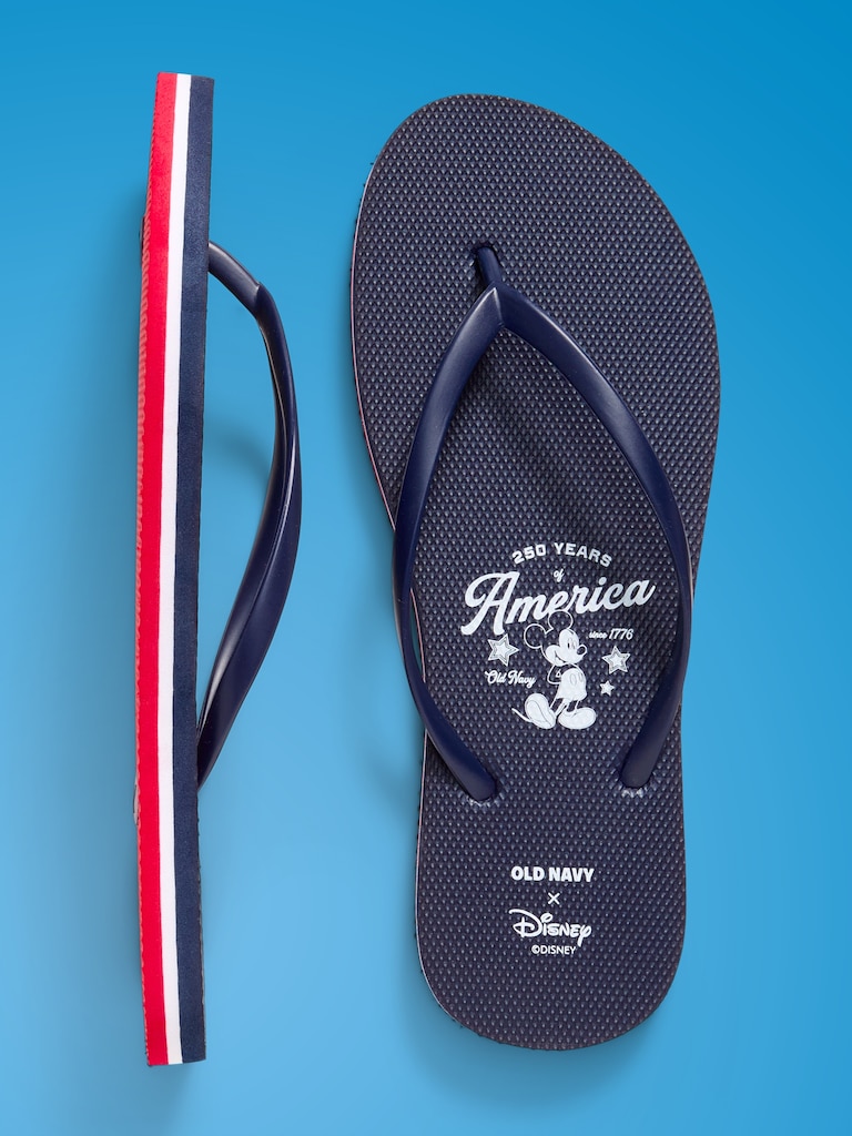 Old Navy x Disney Mickey Mouse Flip-Flop Sandals for Women (Partially Plant-Based)
