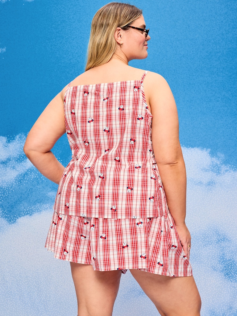 Old Navy x Disney Minnie Mouse Side-Tie Plaid Tank Top for Women