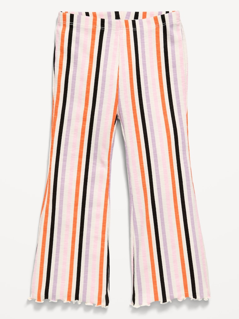 Ribbed Flared Leggings for Toddler Girls