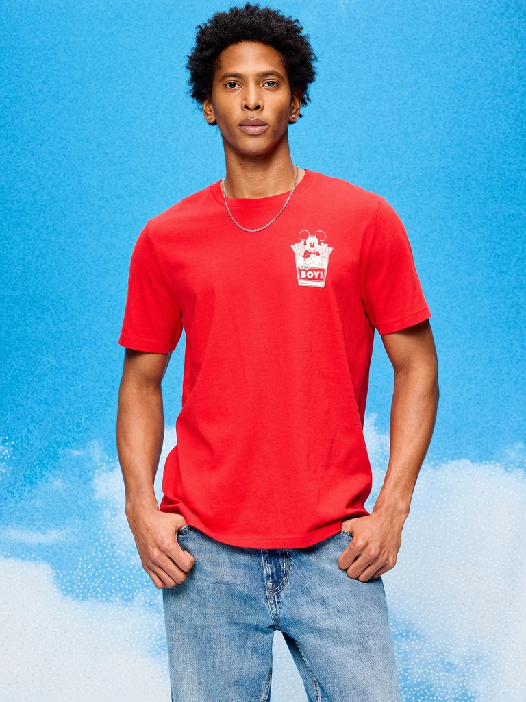 T-shirt à imprimé du logo et Mickey Mouse Old Navy x Disney pour adulte