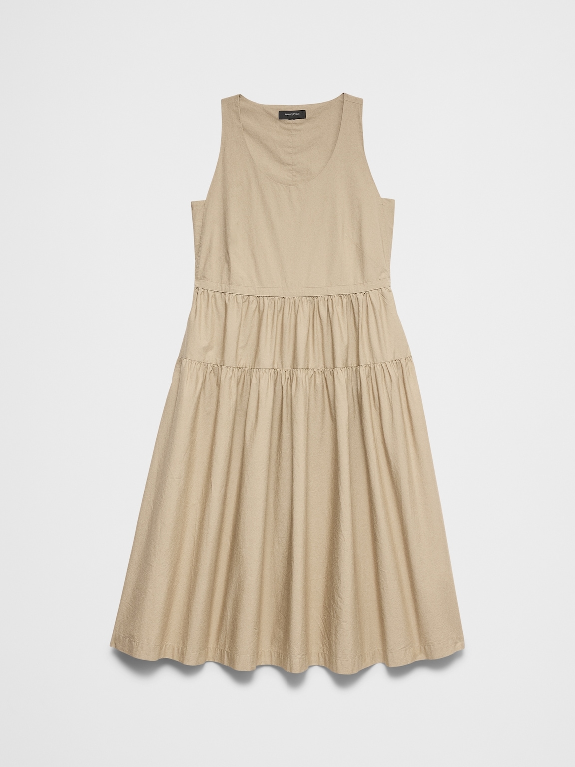 Dropped-Waist Midi Dress