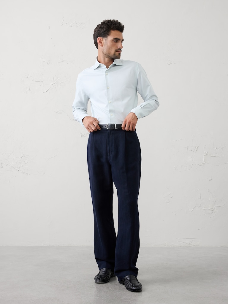 Slim-Fit Dobby Dress Shirt