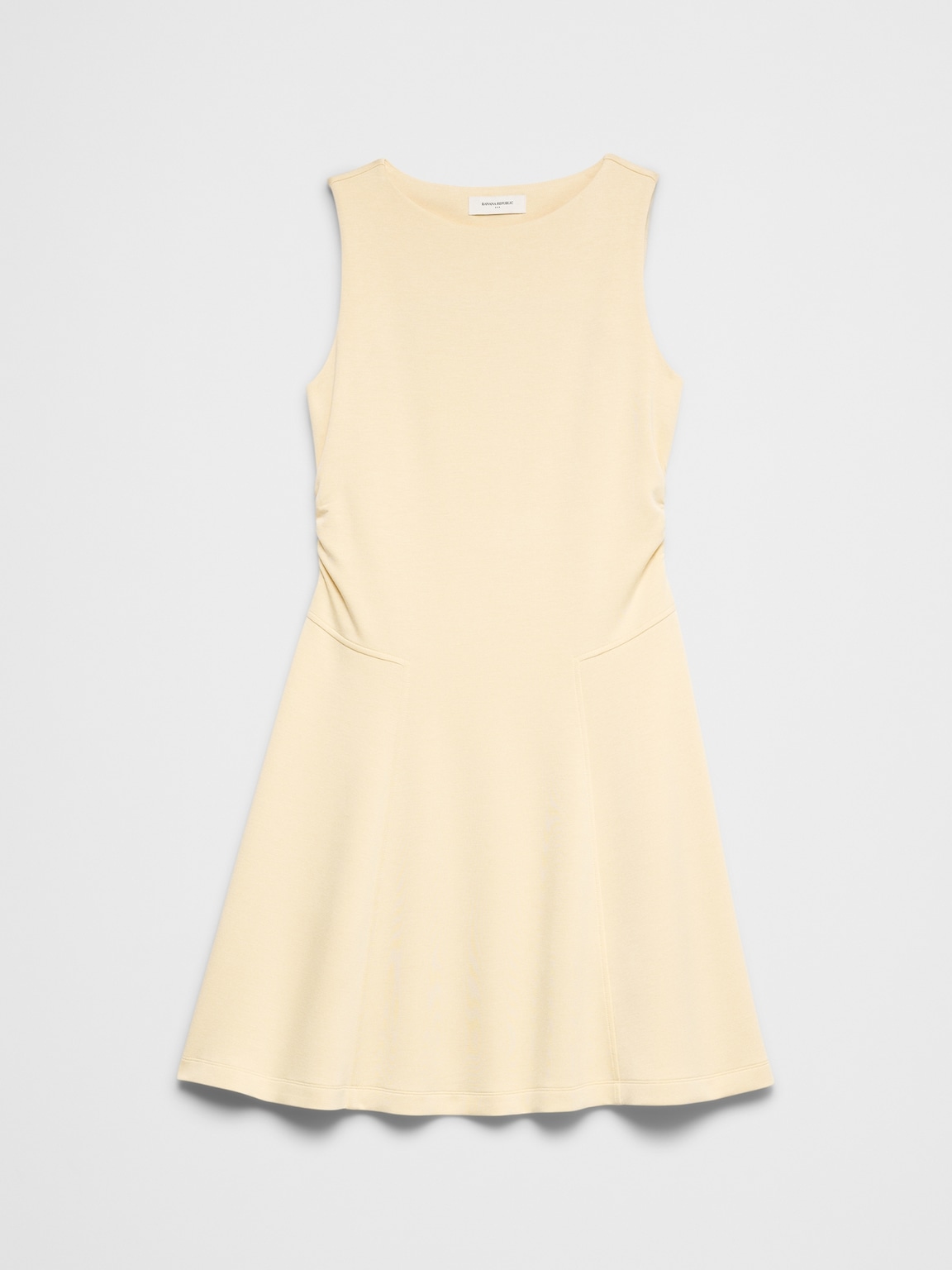 Soft Touch Shirred-Waist Knee-Length Dress