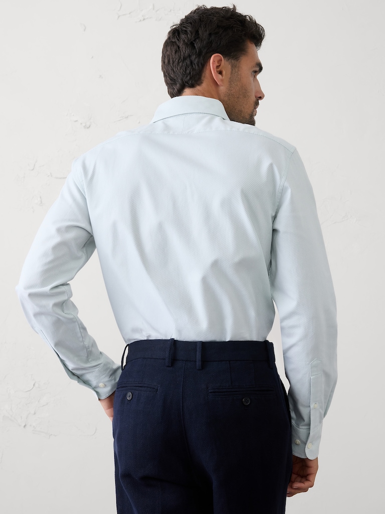 Slim-Fit Dobby Dress Shirt
