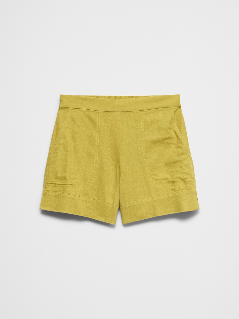 Anyday High-Rise Linen-Blend Short
