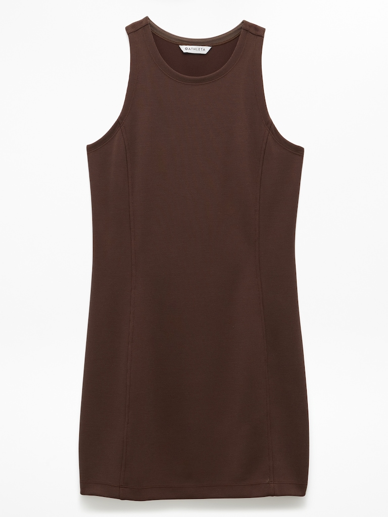 Seasoft Rib Mini Tank Dress