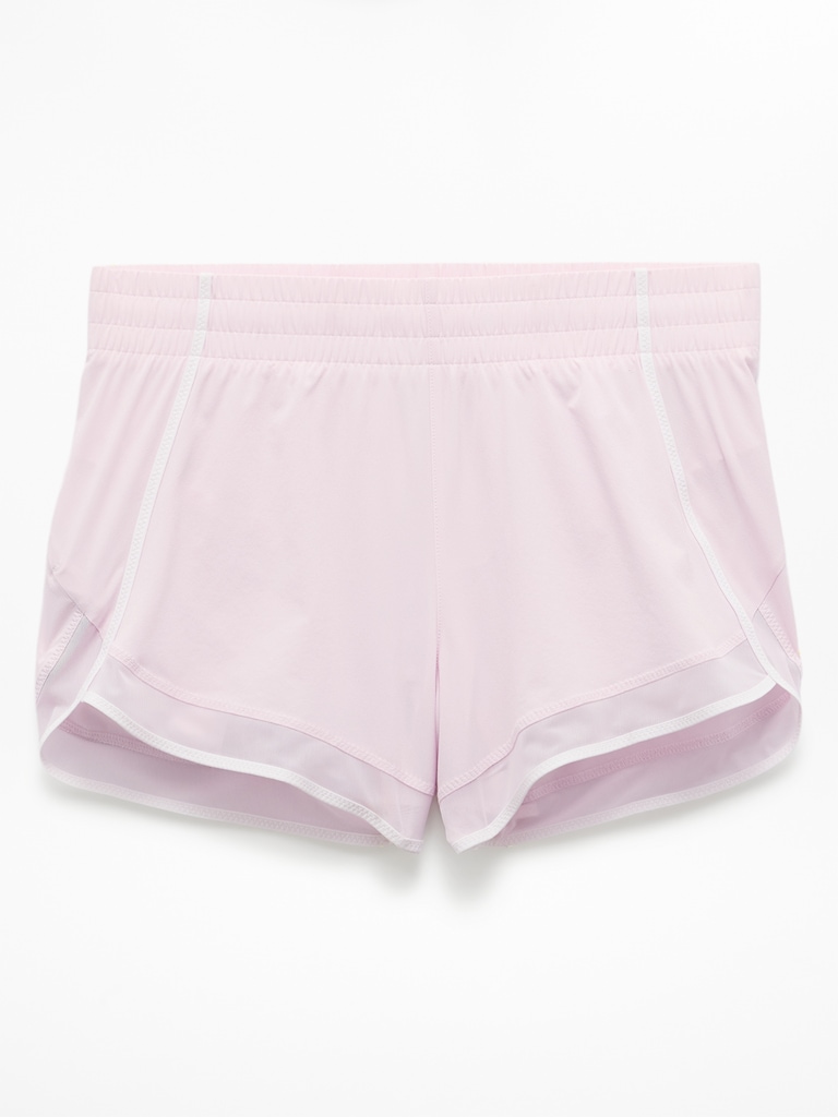 Mesh Racer Run Mid Rise 4" Short