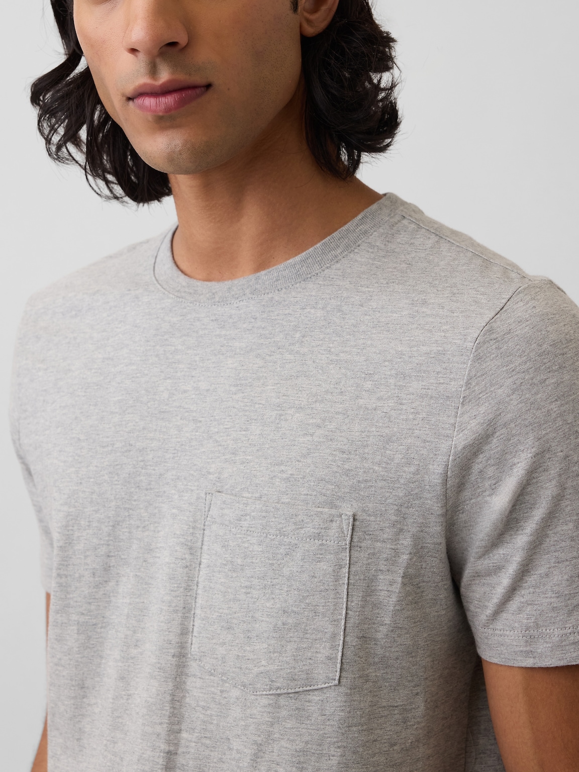Adult Organic Cotton Pocket T-Shirt