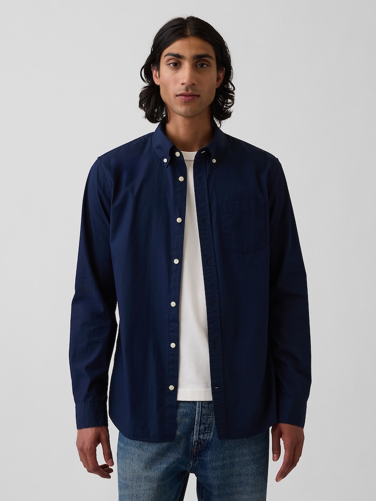 Organic Cotton Poplin Classic Shirt