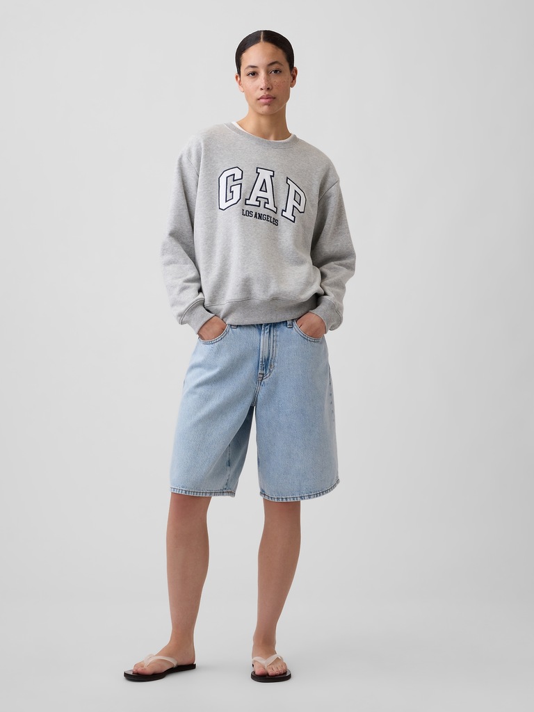 Relaxed Gap City Logo Sweatshirt