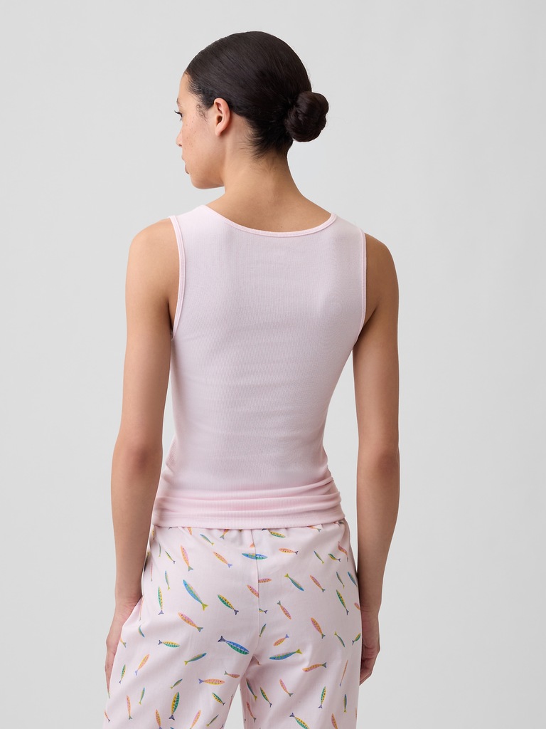 Gap Logo Ribbed Tank Top